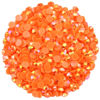 Picture of 4500 Pcs SS12 3mm AB Flatback Rhinestones for Nails Art Crafts Glitter Round Shine Gems Crystals DIY Clothes Shoes （Orange AB）