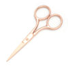 Picture of Motanar Multicolor Professional Grooming Scissors for Personal Care Facial Hair Removal and Ear Nose Eyebrow Trimming Stainless Steel Fine Straight Tip Scissors 3.9 Inch (Rose Gold)