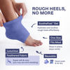 Picture of Dr. Frederick's Original Moisturizing Fuzzy Heel Socks - 2 Pairs - Cozy Gel-Lined Sleep Socks for Women & Men - Soothing Dry, Cracked Feet - Cracked Heel Repair - Heal Dry Heels - Lavender Luxury