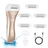 Picture of Callus Remover for Feet, Nicebirdie Electric Foot File Callus Removers Rechargeable Waterproof Pedicure Tools Foot Scrubber Shaver Feet Care Tool for Cracked Heels Dead Skin （Golden）