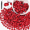 Picture of 600PCS SS30/6mm Crystal Rhinestones (Red/Siam), Bedazzling Flatback Glass Rhinestones for Crafting DIY Nail Art Makeup Decoration, Gems Diomand Charms for Tumbler Shoes Clothing Mug