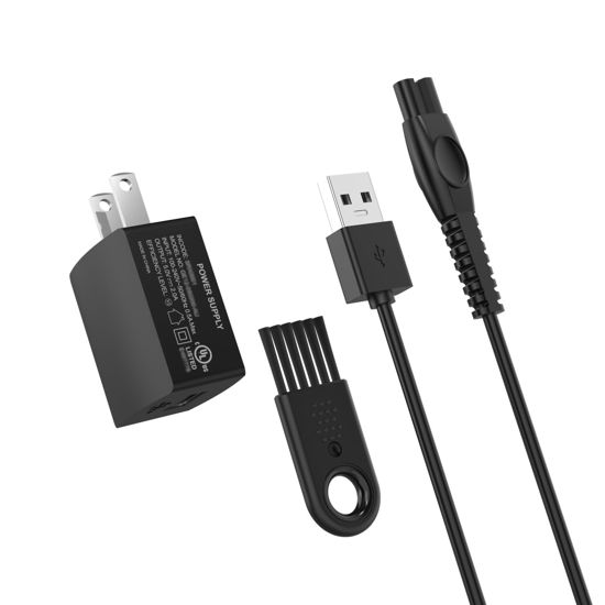 Picture of Superer 5V 5Ft (UL Certified) Charger Fit for Philips Norelco One Blade QP2724 QP2834, 2000 3000 7000 Series MG5910 MG7910 MG9510 Phillips Shaver 360 OneBlade Trimmer Electric Razor Charging Cord