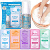 Picture of nbc BeautiLab Pedicure Foot Soak Set - Upgraded 6 in 1 Foot Spa, Foot Bath Spa, Pedicure Kit, Foot Soak for Tired & Dry Cracked Feet, Athletes Feet and Calluses (Pacific Waves)