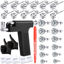 Picture of Self Ear Piercing Gun Kit with 12 Pairs of CZ Ear Stud Piercing Tools with Multi-Purpose Ear Gun for Salon and Home Use