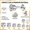 Picture of Self Ear Piercing Gun Kit with 12 Pairs of CZ Ear Stud Piercing Tools with Multi-Purpose Ear Gun for Salon and Home Use