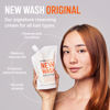 Picture of Hairstory New Wash Original, Cleansing Cream for All Hair Types, Shampoo & Conditioner Alternative, Promotes Scalp Health, Nourishes & Protects, 8oz