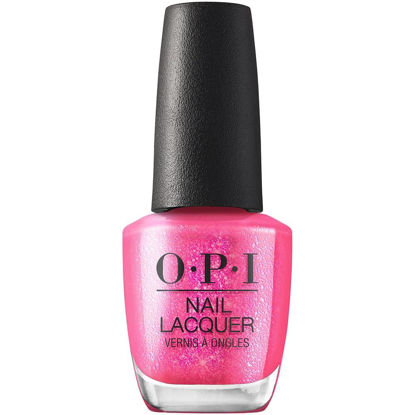 Picture of OPI Nail Lacquer Nail Polish | Opaque Dark Pink Shimmer Chip Resistant Nail Polish | Vegan, Fast Drying, Streak Free