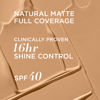 Picture of IT Cosmetics CC+ Cream Natural Matte Foundation with SPF 40 - Shine-Reducing & Long-Wear Full Coverage Foundation For Oily Skin - With Hyaluronic Acid - Non-Comedogenic, Tan Warm - 1.08 fl oz