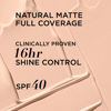 Picture of IT Cosmetics CC+ Cream Natural Matte Foundation with SPF 40 - Shine-Reducing & Long-Wear Full Coverage Foundation For Oily Skin - With Hyaluronic Acid - Non-Comedogenic, Light Neutral - 1.08 fl oz