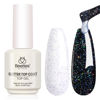 Picture of beetles Gel Polish Glitter Top coat Gel Polish 15ml Reflective Silver Mix Glitter Shiny Gel Nail Polish No Wipe Uv Gel Top Coat Nail Decoration Nail Art Sparkle Manicure DIY Home Salon
