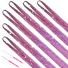 Picture of MISSUHUI Hair Tinsel with Tools 47Inch 1200 Strands Hair Tinsel Kit Glitter Hair Extensions Sparkling Shiny Hair Extensions Fairy Hair Tinsel Strands Kit Heat Resistant for Women Girls 6Pcs (Pink)