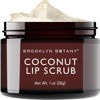 Picture of Brooklyn Botany Lip Scrub Exfoliator 1 oz - Lip Moisturizer for Dry Lips and Chapped Lips - Gentle Lip Exfoliator for Smooth and Brighter Lips - Coconut Flavor