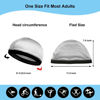 Picture of Selalu 4Pcs Wave Cap, Silk Stocking Wave Caps for 360 Waves, Silky Durag for Men, Stain Caps (2*Blue 2*Black)