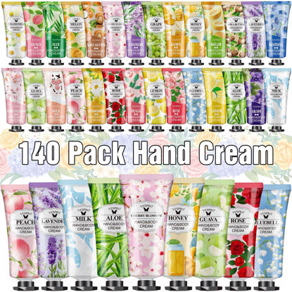 Picture of VESPRO 140 Pack Hand Cream Gifts Set For Women, Mothers Day Gifts for Mom, Hand Lotion Travel Size for Dry Cracked Hands, Mini Hand Cream Bulk for Nurse Gifts and Teacher Appreciation Gifts