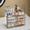 Picture of ZHIAI Stackable Organizer, Acrylic Cosmetic Organizer for Dresser, Vanity, Kitchen Cabinet, Bathroom, Under Sink, Home Organization and Storage (1 Top 5 Drawers)