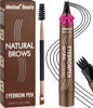 Picture of iMethod Eyebrow Pen - Eyebrow Pencil Magical Upgraded Eye Brow Pencils for Women with 4 Fork Tip & Spoolie Brush for Hair-Like Defined Natural Brows, Last All-Day, Microblading Eyebrow Pen, Black