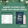 Picture of Maxpearl Wax Beads for Hair Removal, 2.5lb Hard Wax Beans Refill Bag for Brazilian Bikini, Face, Eyebrows, Underarms, Arms, Chest, Back, Legs, Coarse Body Hair Specific