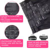 Picture of Mihugass Seamless PU Clip In Hair Extensions Real Human Hair Invisible PU Skin Weft Body Wave Clip Ins 100% Unprocessed Human Hair Extensions 8pcs with 18Clips Per Set 120g(26inch,Natural Black)
