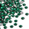 Picture of Beadsland 2880pcs Flat Back Crystal Rhinestones Round Gems for Nail Art and Craft Glue Fix,Emerald,SS6,1.9-2.1mm