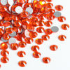 Picture of Beadsland 2880pcs Flat Back Crystal Rhinestones Round Gems for Nail Art and Craft Glue Fix, Orange,SS10,2.7-2.9mm