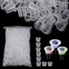 Picture of Urknall 1000PCS Large Size Tattoo Ink Cups Large Tattoo Caps 16MM Tattoo Ink Cups Pigment Cups Tattoo Plastic Cap for Tattoo Ink