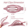 Picture of 6 Packs Flat Hair Clips, Curved Claw Clips for Women Girls, Alligator Clips for Thick Thin Hair, Strong Hold Duck Billed Clips,4.7 Inch Hair Barrettes for Styling Sectioning, Olive Green Color