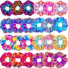 Picture of Tatuo 24 Pieces Rainbow Hair Scrunchies Elastic Bands Scrunchy Colorful Hair Ties Ropes for Women Girls Gymnastics Birthday Party Favors, Large(Rainbow Colors)