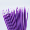 Picture of G2PLUS 500PCS Cotton Swabs, Purple Disposable Micro Applicators Brush for Makeup and Personal Care Cosmetic Brush, Micro Swabs for Eyelash Extensions, Nails, Eyeliner (Head Diameter: 3.0mm)