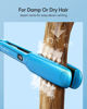 Picture of Wavytalk Hair Straightener, 1.7 Inch Wide Titanium Wet to Dry Flat Iron for Hair, Professional Hair Straightener for Damp or Dry Hair (Blue)