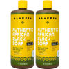Picture of Alaffia Skin Care, Authentic African Black Soap, All in One Liquid Soap, Acne Face Wash, Moisturizing Body Wash, Shampoo, Shaving Soap, Shea Butter, Eucalyptus Tea Tree (2 Pack - 32 Fl Oz Ea)
