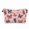 Picture of Cute Travel Makeup Bag Cosmetic Bag Small Pouch Gift for Women (Butterfly)
