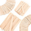 Picture of EWVVSS 4 Style 500 Pcs Waxing Sticks Assorted Wax Applicator Sticks For Body Legs Face With Small Medium Large Sizes Wood Popsicle Sticks For Waxing Or Wood Craft Sticks