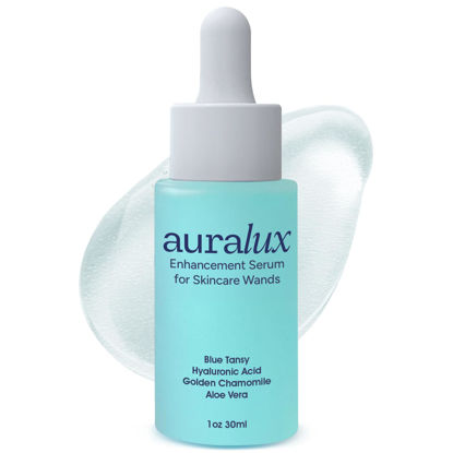 Picture of Red Light Therapy Activation Serum for Face and Neck - for Facial Wand, Red Light Therapy & Microcurrent Facial Device - Natural Formula - Blue Tansy, Hyaluronic Acid, Golden Chamomile, Aloe Vera