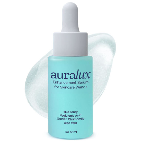 Picture of Red Light Therapy Activation Serum for Face and Neck - for Facial Wand, Red Light Therapy & Microcurrent Facial Device - Natural Formula - Blue Tansy, Hyaluronic Acid, Golden Chamomile, Aloe Vera