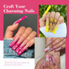 Picture of 504PCS Clear Square Nail Tips, 3XL Tapered Square Nail Tips for Acrylic Nails Professional, Extra Long No C Curve Nail Tips Use for Nail Extension Tips, False Nails for Nail Art 12 Sizes with Box