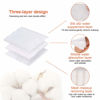 Picture of OMSM Cotton Pads, Facial Lip & Eye Makeup Remover Pads,100% Pure Cotton Effective Cosmetic Cotton Squares,Hypoallergenic, Lint-Free(222PCS)