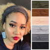 Picture of XTREND 6 Pcs Women's Headbands Twisted Cross Elastic Headbands Yoga Workout Headbands Non-Slip Sweat Soft Headbands Solid Color Simple Versatile Hair Accessory Headbands