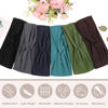 Picture of XTREND 6 Pcs Women's Headbands Twisted Cross Elastic Headbands Yoga Workout Headbands Non-Slip Sweat Soft Headbands Solid Color Simple Versatile Hair Accessory Headbands