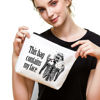 Picture of IHopes+ Funny Skeleton Makeup Bag Gift for Women Best Friends Sister | This Bag Contains My Face Makeup Zipper Pouch Bag Cosmetic Travel Accessories Bag Gifts halloween gifts