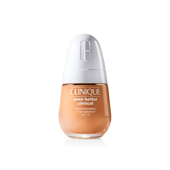 Picture of Clinique Even Better Clinical Serum Full Coverage Hydrating Foundation Broad Spectrum SPF 25 With Vitamin C, Salicylic Acid + Hyaluronic Acid For Oily Skin Types, Cashew, 1 Fl Oz