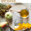 Picture of EDSRDRUS 2LB Honey Glycerin Soap Base DIY Handmade Soap Add Natural Honey, Moisturizing Melt and Pour Soap Base for Soap Making 1pack, 32oz(2LB, Honey)