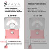 Picture of Yaya Acrylic False Nail Clippers with Magnets,Nail cutters for nail tips magnet, Nail Tip Cutter with Length Measurement, Acrylic Nail Cutter With Sizer Magnets, Manicure Tool for Salon Home Nail Art.