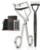 Picture of Eyelash Curler with Comb, Professional Volumizing Lash Lift Kit Lash Curler with Refill Pads for Home & Travel Uses, Silver