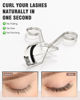 Picture of Eyelash Curler with Comb, Professional Volumizing Lash Lift Kit Lash Curler with Refill Pads for Home & Travel Uses, Silver