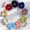 Picture of SILVR BEAR Luxury Satin Scrunchies, 9 Pack, Satin Hair Ties for thick & curly Hair, Scrunchies for Women and Girls - Pastel Shades