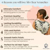 Picture of SILVR BEAR Luxury Satin Scrunchies, 9 Pack, Satin Hair Ties for thick & curly Hair, Scrunchies for Women and Girls - Pastel Shades