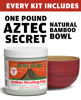 Picture of Aztec Secret Essential Indian Clay Mask Kit by Etana - 100% Natural Calcium Bentonite for Deep Pore Cleansing - Facial, Hair & Body Detox Set With Accessories