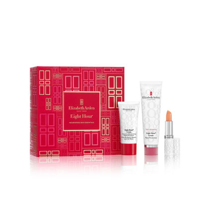 Picture of Elizabeth Arden Eight Hour Nourishing Skin Essentials 3 Piece Moisturizing Skincare Holiday Gift Set, Travel Size, 1.7 oz.