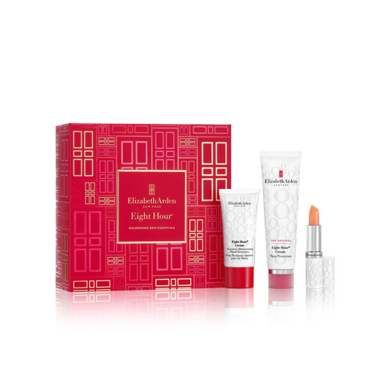 Picture of Elizabeth Arden Eight Hour Nourishing Skin Essentials 3 Piece Moisturizing Skincare Holiday Gift Set, Travel Size, 1.7 oz.