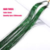Picture of Green Hair Tinsel Kit with Tool 6pcs 1200 Strands Glitter Tinsel Hair Extensions Heat Resistant Sparkling Shiny Fairy Hair Accessories for Women Girls Kids 47Inch